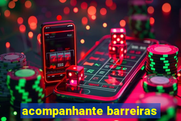 acompanhante barreiras